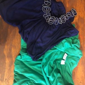 2 Maternity Tops Large - Liz Lange & Introspect